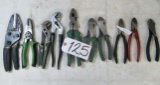 Assorted  side cutters and pliers