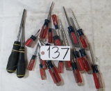 Assorted  Flat Head Screwdrivers