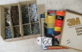 Miscellaneous Fasteners and Sand paper