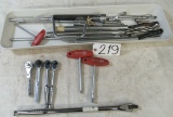 True Craft, Craftsman, Napa, Assorted Various socket wrenches and extensions and Various Drivers
