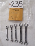 Craftsman MM Open Box Wrench Set