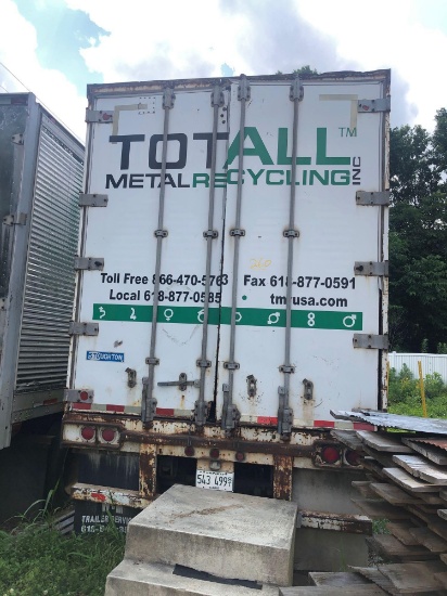 Semi storage trailer