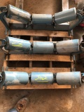 Concave belt conveyor pulleys