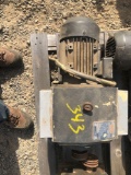 Electric motor with adjustable speed drive