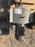 Electric motor with adjustable speed drive