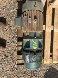 Electric motor with gear box drive