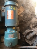 Electric motor with gear box drive
