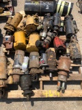 Pallet of starters and alternators.