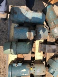 Pallet of electric motors and gearboxes