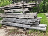 Pine interlocking timbers