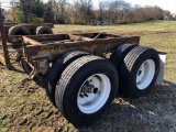 Tandem Axle frame cut off