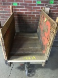 Antique lumber cart