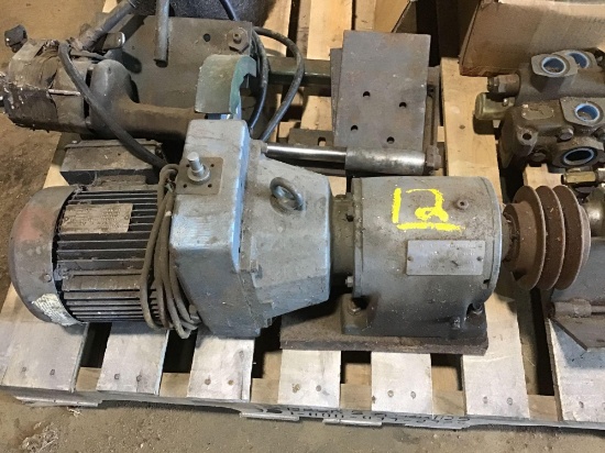 Electric motor with gear box