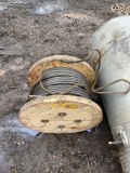 Roll of heavy gauge cable