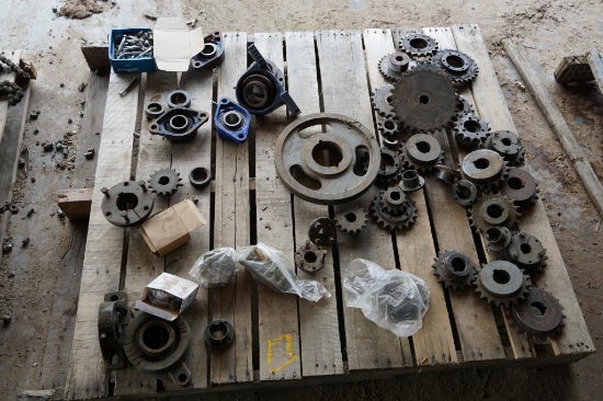 pallet of sprockets