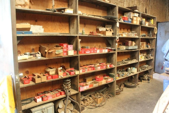 Items on Shelves in Saw Shop