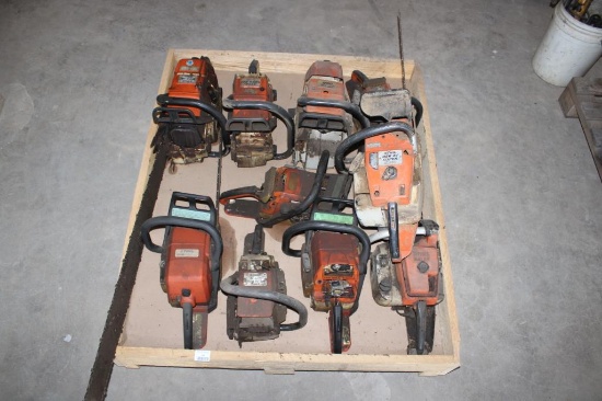 Pallet of Chain Saws