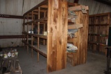 Wooden Storage Shelf W/ Contents*
