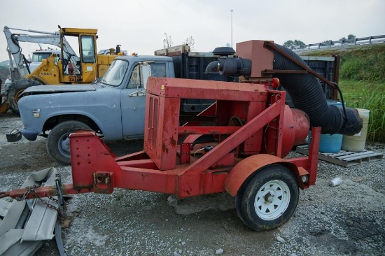 Trailer with Blower