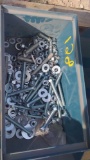 Assortment of bolts, nuts, and washers.