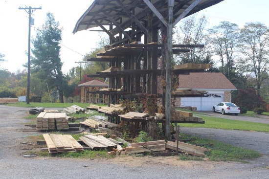 Lumber storage rack