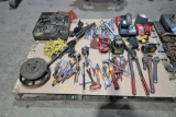 Pallet of Wrenches, Screwdriver, Chargers, etc.