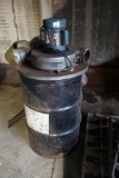 Dust Blower On 55 Gallon Drum