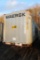 Aluminum container mounted on trailer (SN: 1MMC048285M246642)