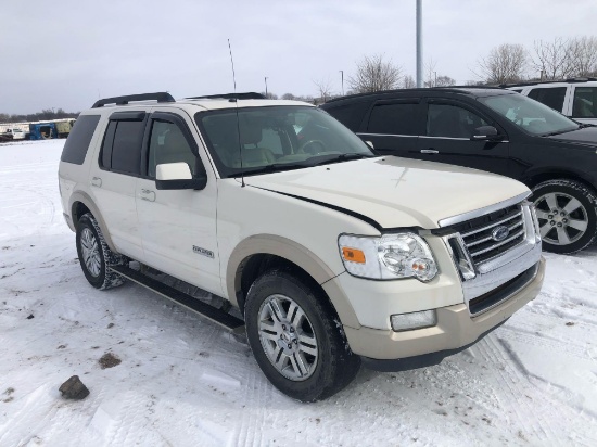 2008 Ford Explorer Multipurpose Vehicle (MPV), VIN # 1FMEU74E38UA33065