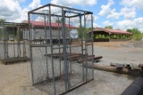 6x4' Chain Link Safety Cage with NO Floor