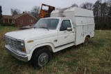 1986 Ford F-250 Service Truck, VIN # 1FTHF2517GNA09502