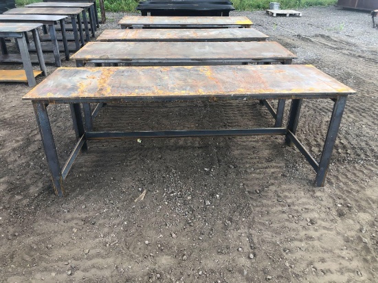 New 30" x 90" Steel Work Bench Unfinished