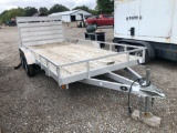 2015 7' x 16' Aluminum Trailer