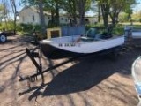 12' Aluminum John Boat on Trailer