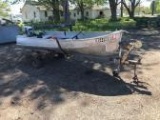 11' Aluminum John Boat on Trailer