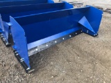 New Skid Steer Snow Pusher 8' with Steel Blade