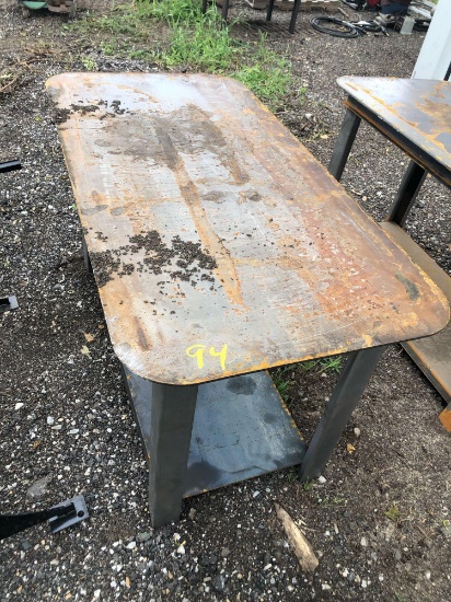 New 30" x 57" Work Table Unfinished 5/16" Top