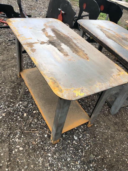 New 30" x 57" Work Table Unfinished 5/16" Top