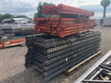 Pallet Racking (14) 38'' x 12' Uprights - (78) 106'' Beams - Bolt Together