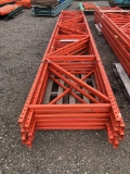 Pallet Racking (6) x 21' Teardrop Uprights