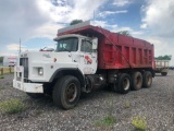 1995 Mack RB690S Dump Truck, VIN # 1M2AM20C2SM002600