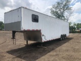 1997 Haulmark 30' Enclosed Gooseneck Trailer