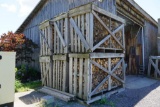 Wooden Firewood Crate 1 Crate Per Lot