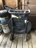 * Banding cart and tools