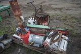 * Skid of air and hydraulic cylinders