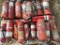 * pallet of fire extinguishers