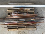 * pallet of rods