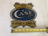 Case XX 100th Anniversary Metal Sign 1889-1989