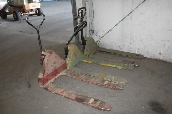 (3) Pallet Jacks with problems