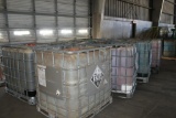(3) 500 gallon totes and misc. contents